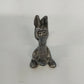 3Pcs Whimsical Pewter Giraffe Kangaroo Monkey Miniature Figurines Animal Vintage