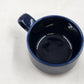 Homer Laughlin Cobalt Blue Flat Cup Jumbo 4"d x 2.5"h Best China Pattern USA Vtg
