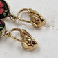 Clip On Earrings Lot 4 Pairs Avon Enamel Faux Pearl Rhinestone Floral Swarovski
