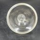 Clear Glass Apothecary Candy Jar Canister Pointed Finial Lid 5.5" Wide Base Vtg