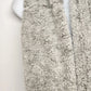 Sherpa Infinity Scarf Gray Plush Winter Neck Cowl 33"x8" Faux Fur Warm Loop Wrap
