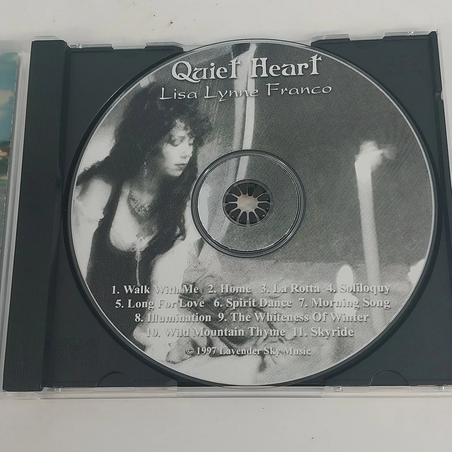 Lisa Lynne Franco Quiet Heart Solo Harp CD 1997 Lavender Sky Music New Age