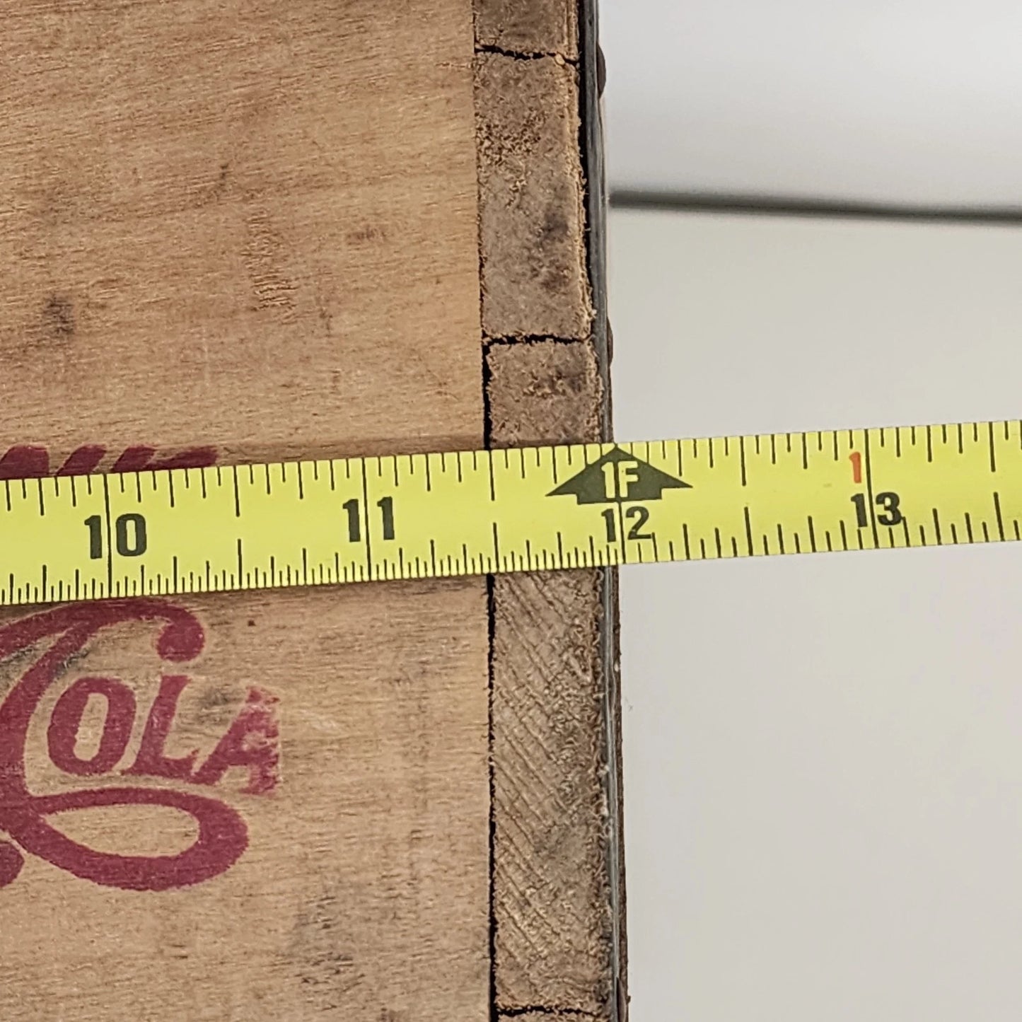 Vintage Pepsi Cola Wooden Soda Crate Bottle Carrier Rustic Decor