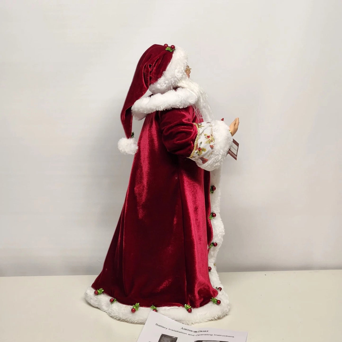Ashton Drake 24" Santa Claus Winter Blessing Musical Doll by Vander Logt w COA