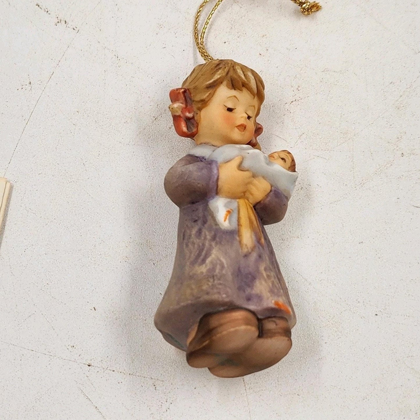 Berta Hummel's Lullaby for Dolly Ornament Ashton Drake Studio Series 14 1999