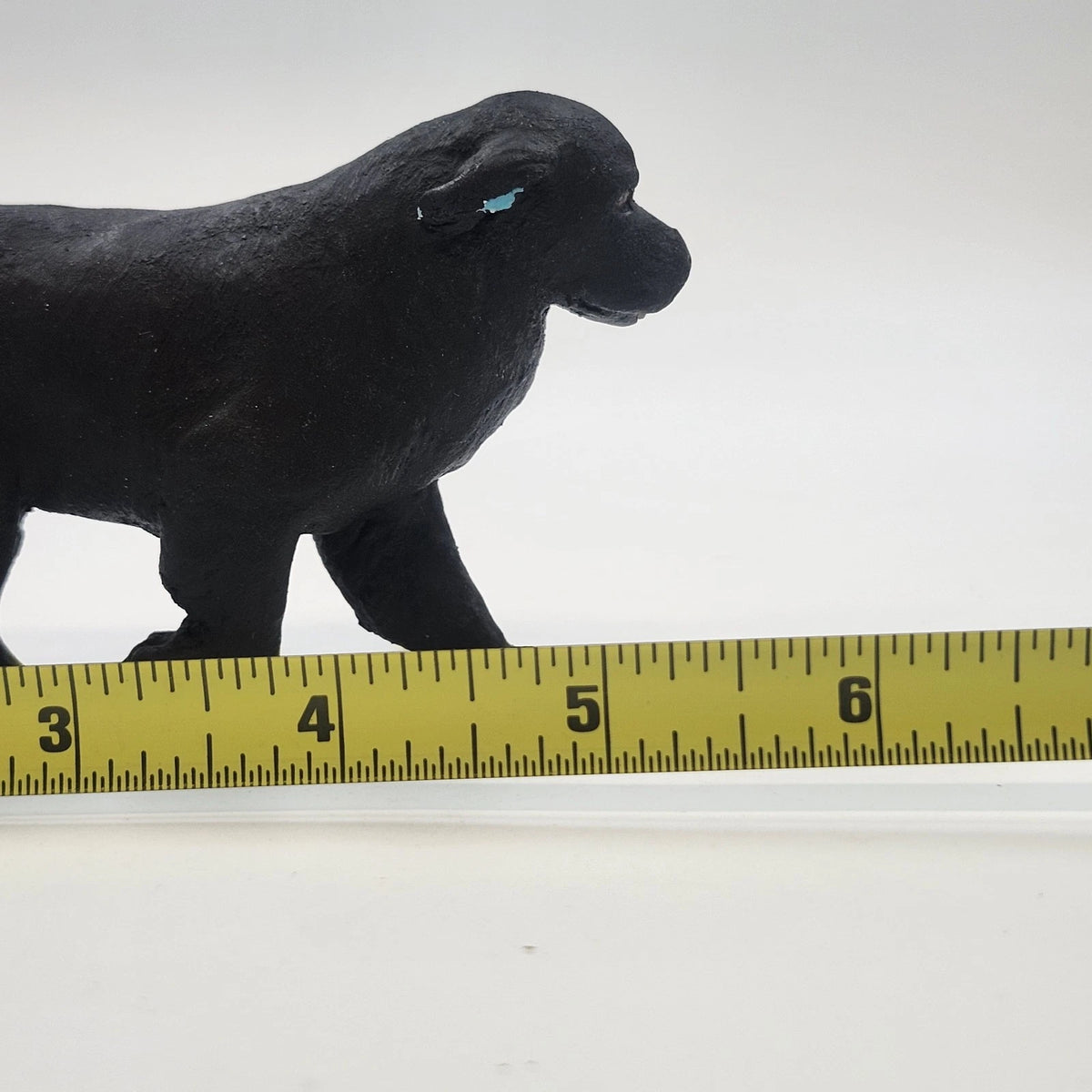 Black Labrador Dog Family Figurines 5 Pc Set 2 Large Dogs 3 Puppies Decor