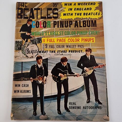 The Beatles Help Book HC Pinup Album Magazine Talking Pictures Monthly Book 4pc