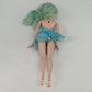 Mattel Barbie Fairytopia Fairy Doll Green Hair Blue Dress Head 1999/2005 Body