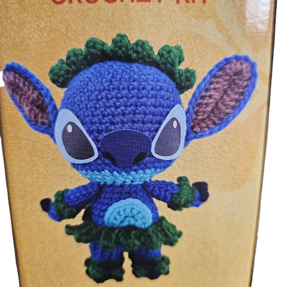 Disney Stitch Crochet Kit DIY Complete Craft Set Yarn Needle Stuffing New