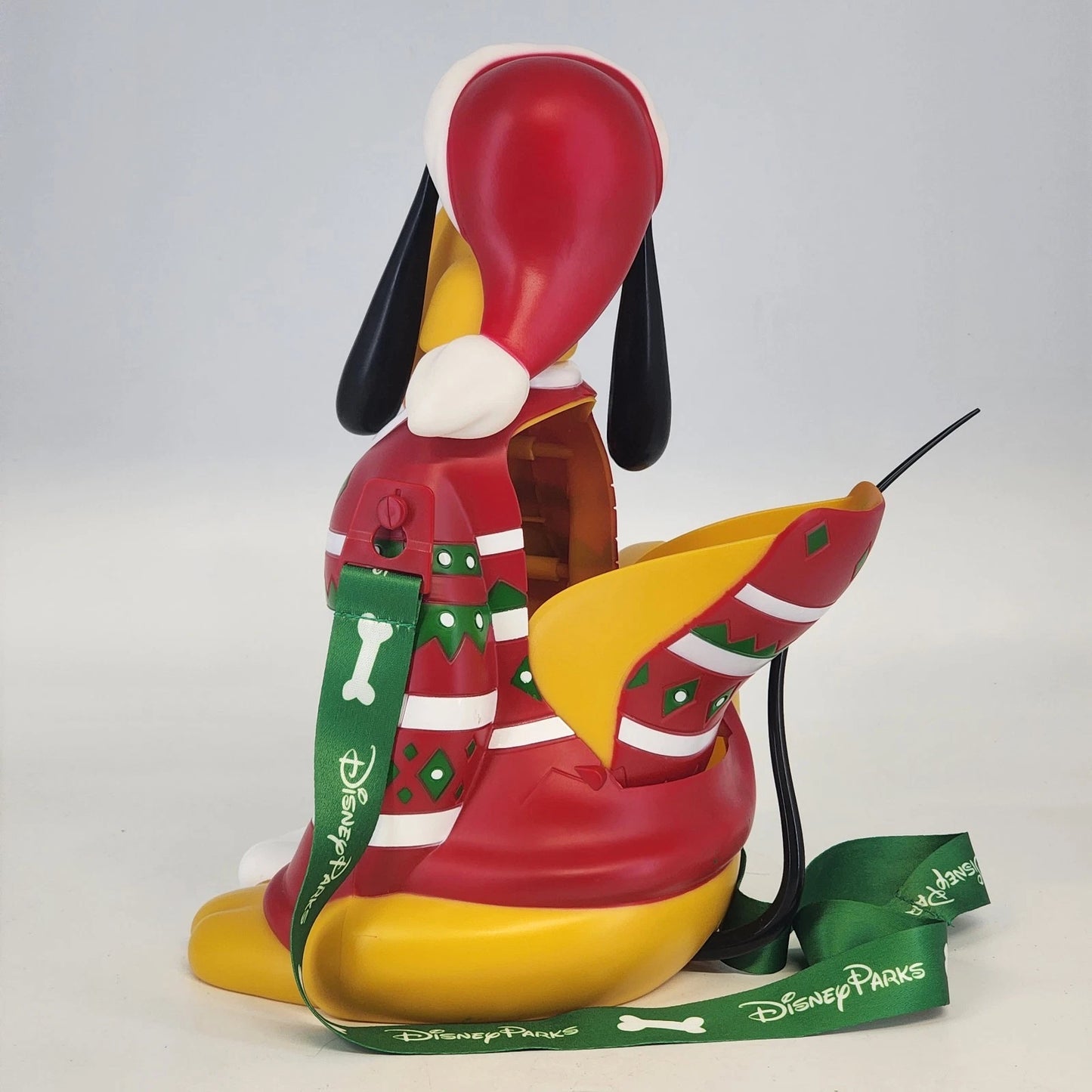 Disney Parks Pluto Popcorn Bucket Christmas Holiday Sweater Collectible