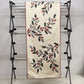 Artisan NY Home Table Runner Holly Bough Embroidered Red Trim 72"x18" Holiday