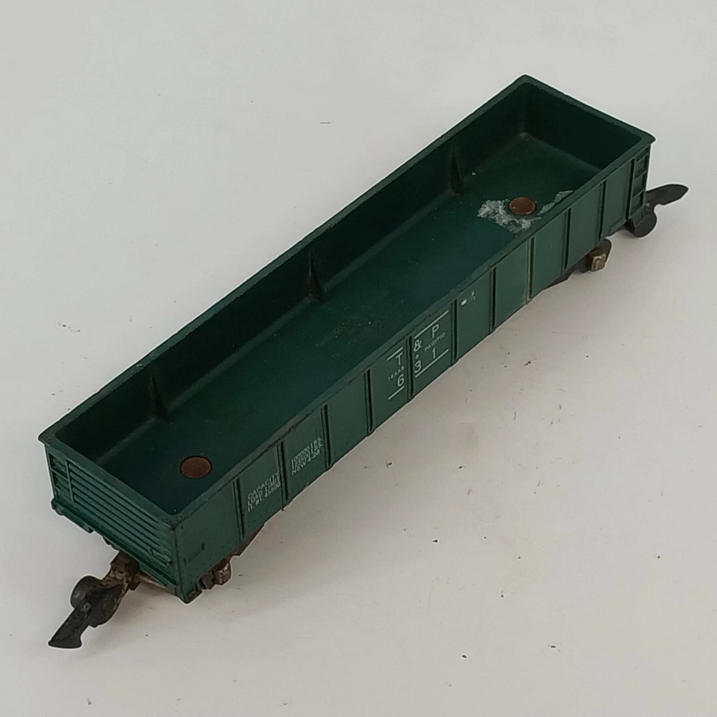 Vintage American Flyer S Gauge Texas Pacific Gondola 631 Green