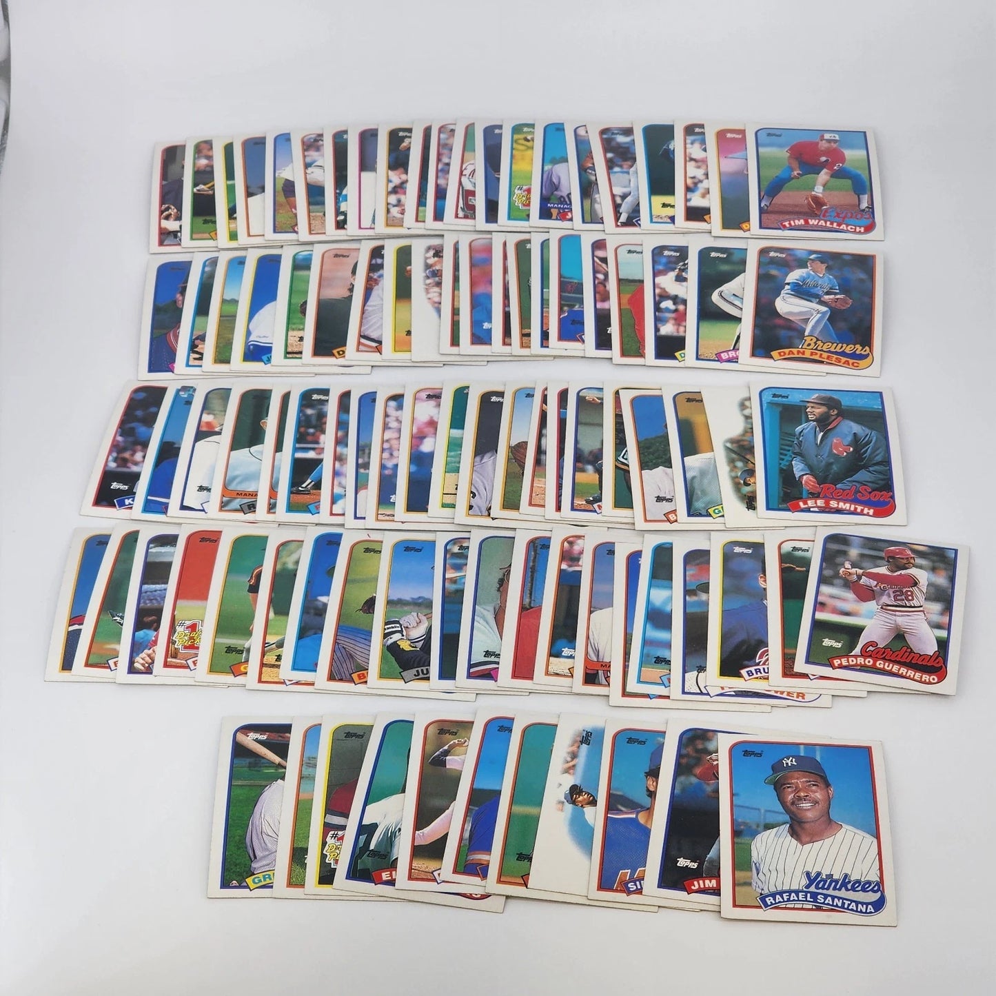 Topps Baseball Cards Lot #700-792 Complete 93pc MLB Player Coach Stats Vintage