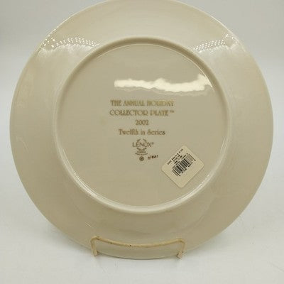 Lenox Christmas Plate 2002 Santa's Ride Annual Holiday Collector Mint In Box