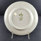 Pagnossin Treviso Italy Strong Earthenware 7.5" Salad Plate Floral Green Border