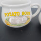 Dat'l Do-It Inc Potato Tomato Soup Mugs Recipe Cups Set of 2 Ceramic 3.5" Vtg