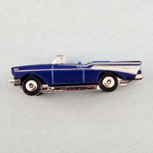 1997 Matchbox 1957 Chevrolet Bel Air Convertible Blue 1 66 Scale