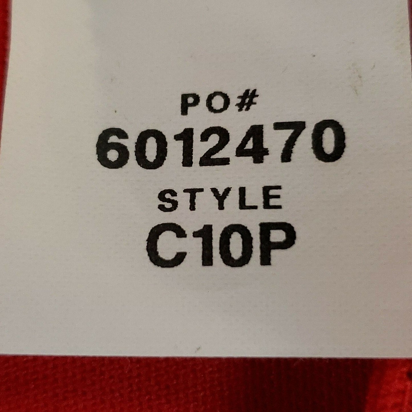 Fame Fabrics 30405 C10P Red 2XL Chef Coat 10 Button