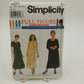 Simplicity 8383 Sewing Pattern Women's Dress Evening Wear Pattern Uncut 26W-32W