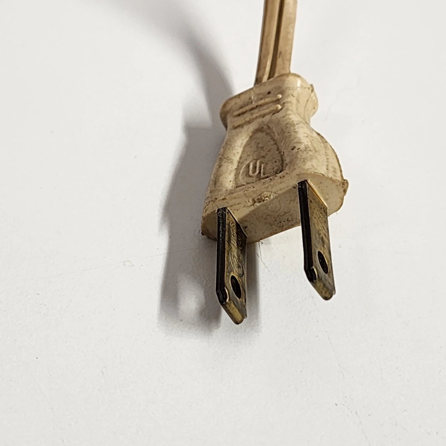 Wall Sconce Fiberglass Lamp Atomic Shade Plug-In Trapezoid 13" 1950's Light MCM