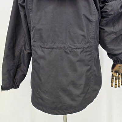 Eddie Bauer WeatherEdge Women’s Large Black Insulated Waterproof Jacket Detachable Hood Winter Coat