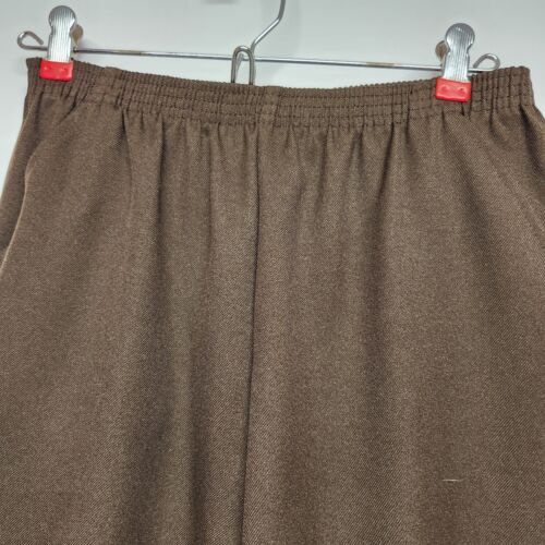 Covington Woman's Brown Petite Dress Pants Size 4P With Elastic Waistband Covington Woman's Brown Petite Dress Pants Size 4P With Elastic Waistband
