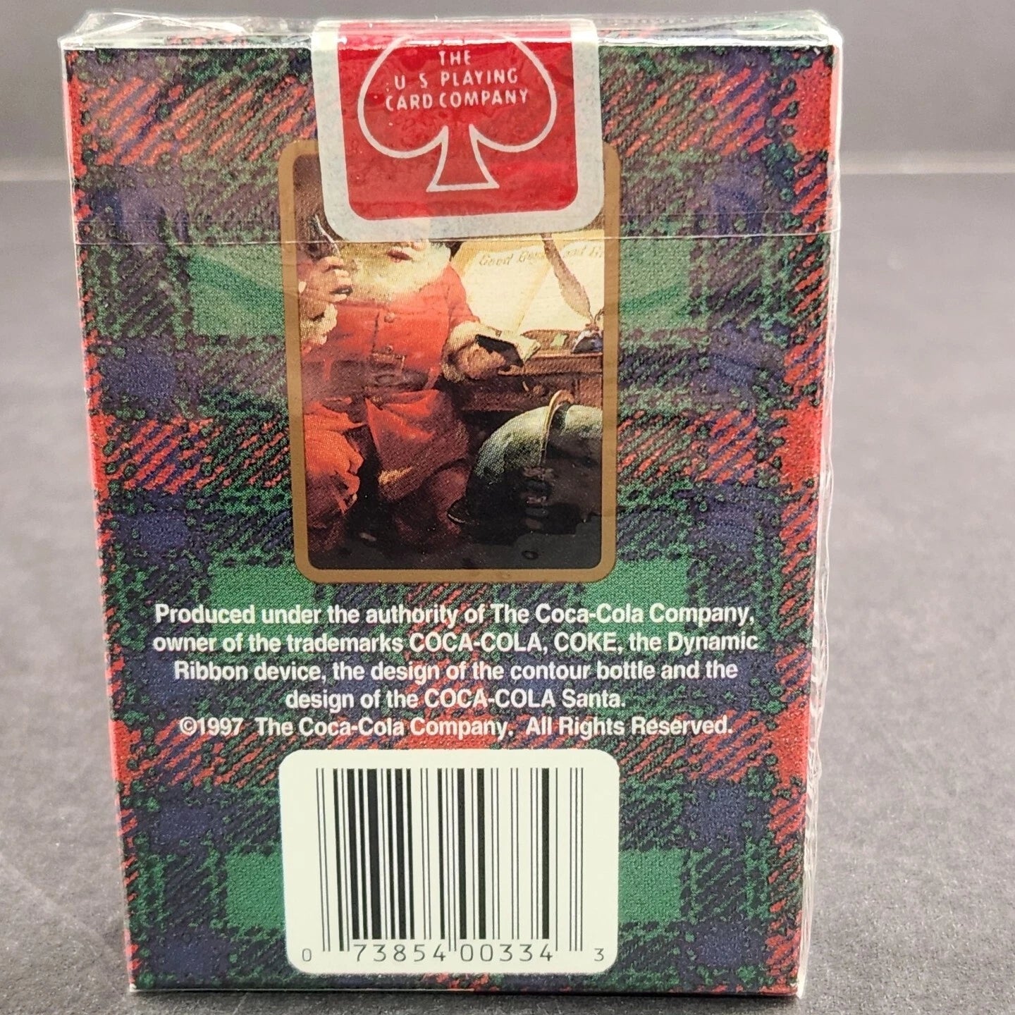 Coca-Cola Playing Cards 2 Decks in Collectible Santa Tin NIB Christmas Vintage