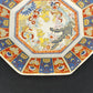 Lenwile Ardalt Chinoiserie Medallion Bread Plate 7452 Octagonal Japan 7.25" Vtg