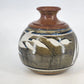 Art Pottery Bud Vase 4.5" Signed Brush Creek Handcrafted Glazed Bottle Figurine