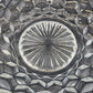 Fostoria American Glass Salad Plate 7.75 Inch Starburst Pattern