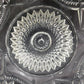Imperial Glass Clear Bowl Antique Hobstar Criss-Cross Sawtooth Edge 10" 1909