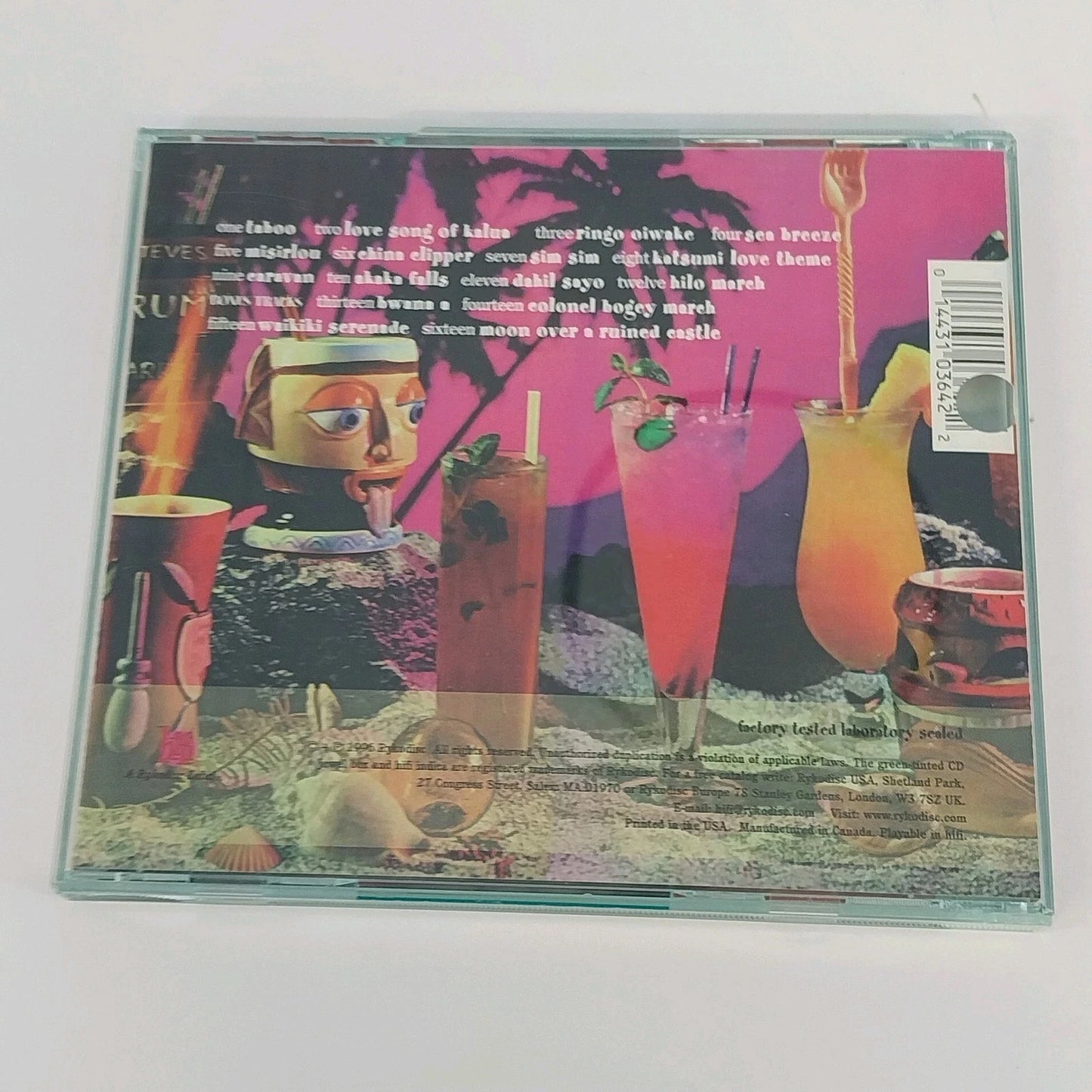 Arthur Lyman Taboo CD Exotica Lounge Jazz Hawaiian Instrumental Tiki Music