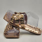 Pierre Dumas Spike-1 Studded Sandal Slide Womens Shoes Size 10 Lucite Color