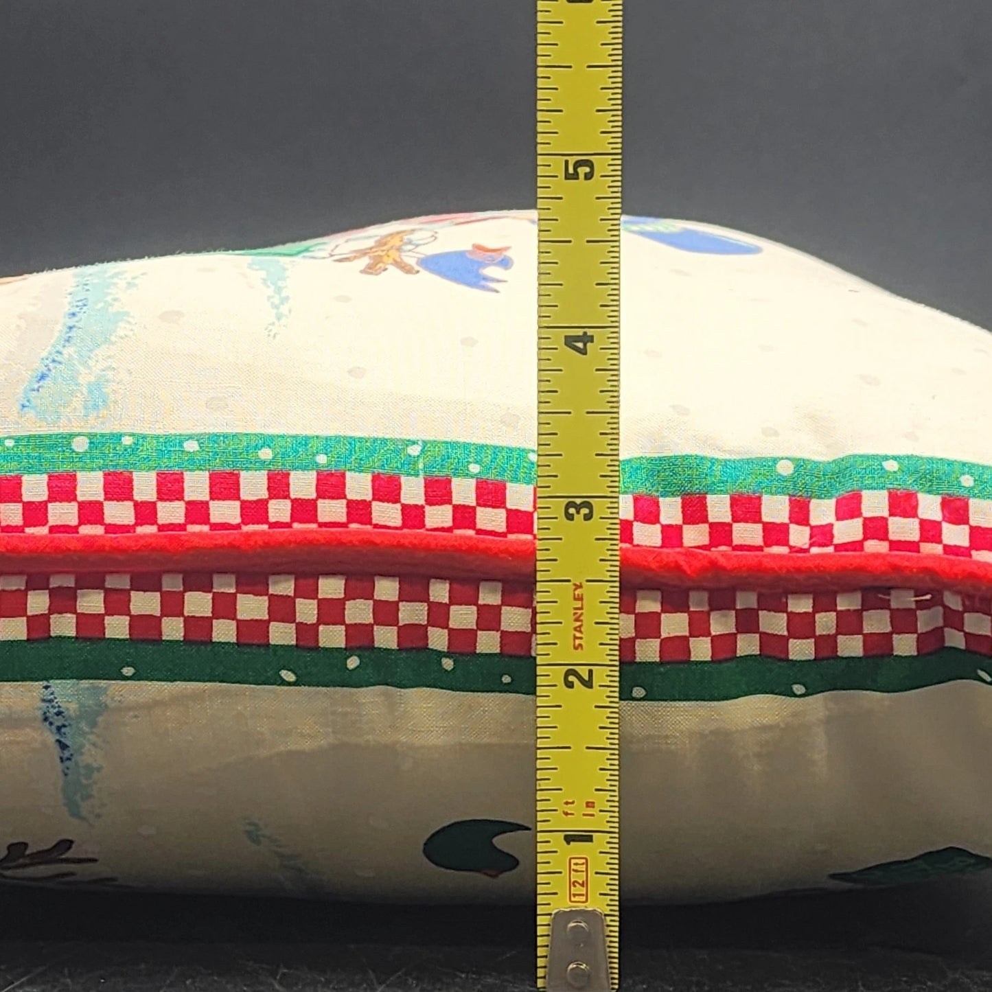 2 Snowmen Christmas Throw Pillows 3 Fun Scenes 16" x 12" Snowmen Stars & Birds