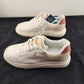 Universal Thread Women’s 8M Shoes Flora Casual Sneakers White Lace Up Pink Trim