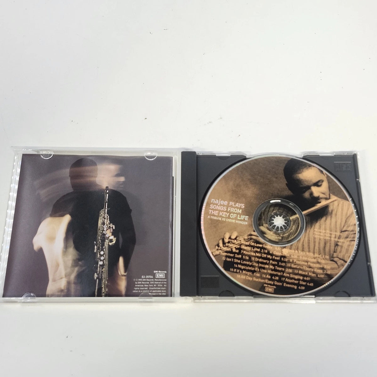 Najee 5 CD Love Songs Best Of Morning Tenderness Long Songs Illusion Smooth Jazz