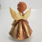 Angel Rotating Music Box 1973 Plays Silent Night Vintage Plastic Hong Kong Works