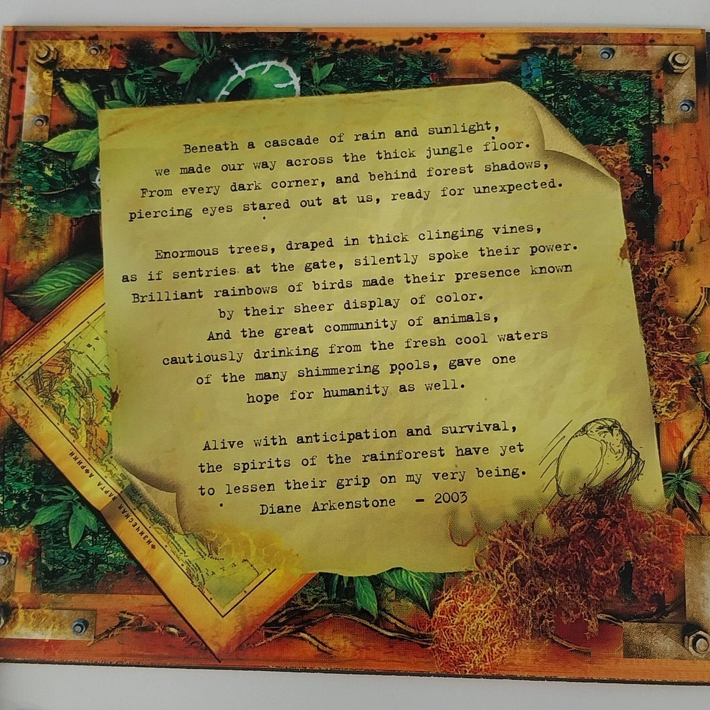 Adventure Cargo Spirit of the Rainforest CD Diane & David Arkenstone Nature 2003
