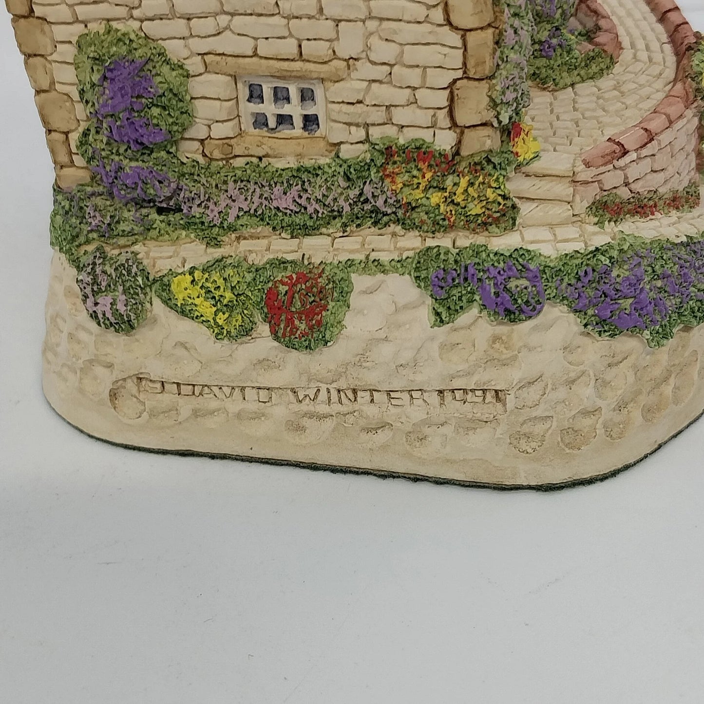 David Winter Cottage Only a Span Apart Irish Cottage 1991 Box COA Handmade Vtg
