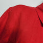 Ralph Lauren Size 2XL Women's Red Button Up Shirt with Cuffed Button Sleeve