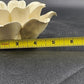 Studio Art Flower Figurine Glossy Porcelain Handmade Decor Marked Ceramic
