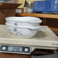 Pfaltzgraff Grapevine Oval Casserole Baker Dishes Floral USA 2 Pc Handles 8x5"