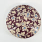 Vintage Lord Nelson Royal Brocade Chintz Teapot England Maroon Floral