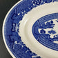 Buffalo Pottery Blue Willow Oval Serving Platter 13" Antique Restaurant Ware USA
