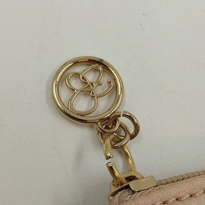 Jessica Simpson Pink Silk Wristlet Mini Purse with Bow Baguette Style Bag China