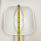 6 Corelle Vitrelle Scandia White 6.5" Square Soup Cereal Bowls Oven Safe