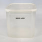 Tupperware Modular Mates 1621-1 Clear Storage Canister White Lid 1623-4 Vintage