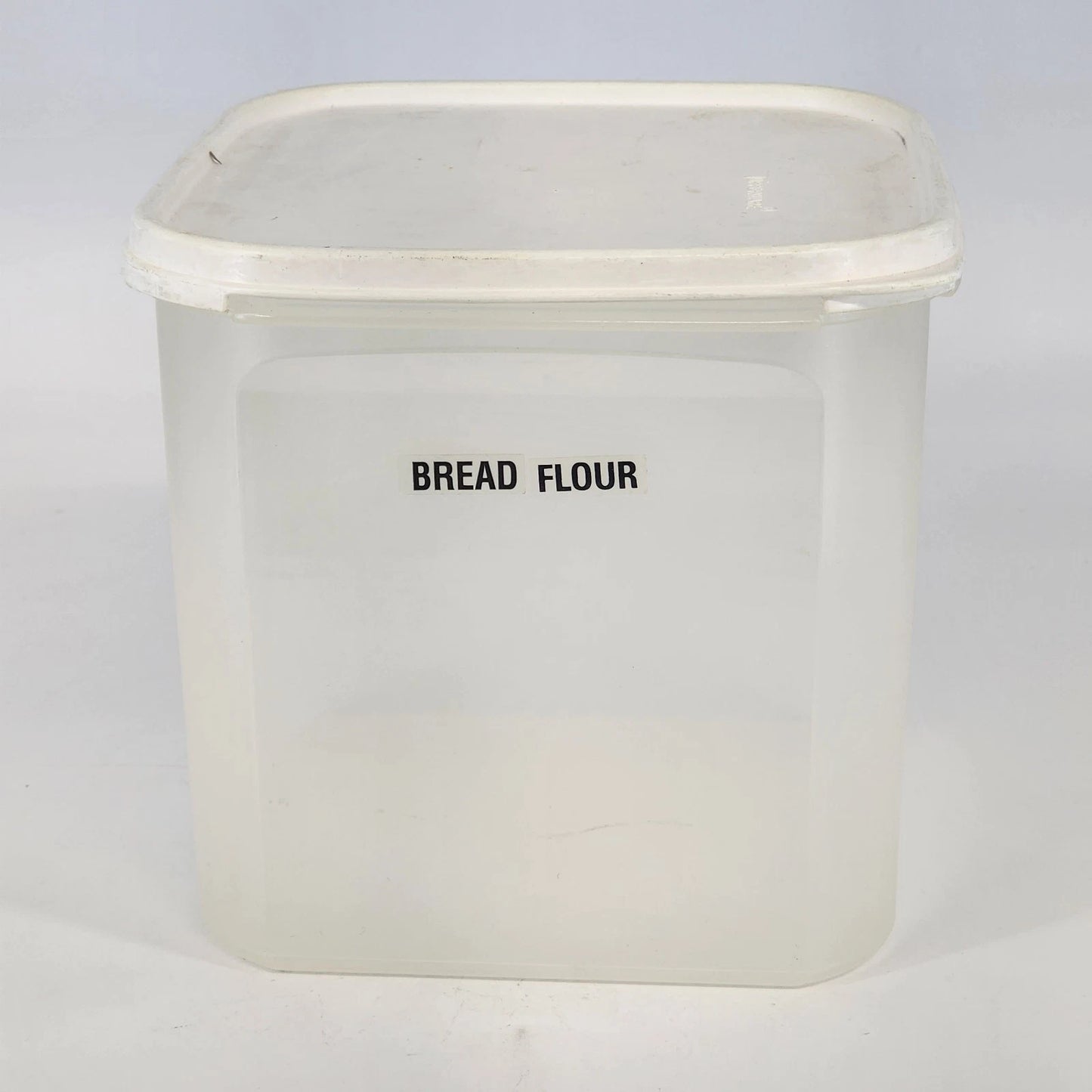 Tupperware Modular Mates 1621-1 Clear Storage Canister White Lid 1623-4 Vintage
