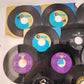 25 Rock & Roll Pop Country Hits 1950's Some Newer 45 RPM 7" Vinyl Some Sleeves