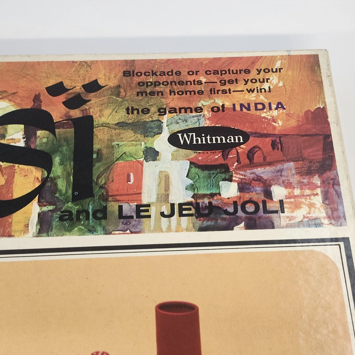 Whitman Pachisi The Game of India Board Game Toy Complete Boxed 1960s Vintage